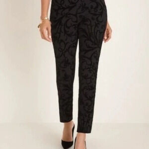 Roz&Ali soft,stretchy women Flora Inlay poll on stretcher pants